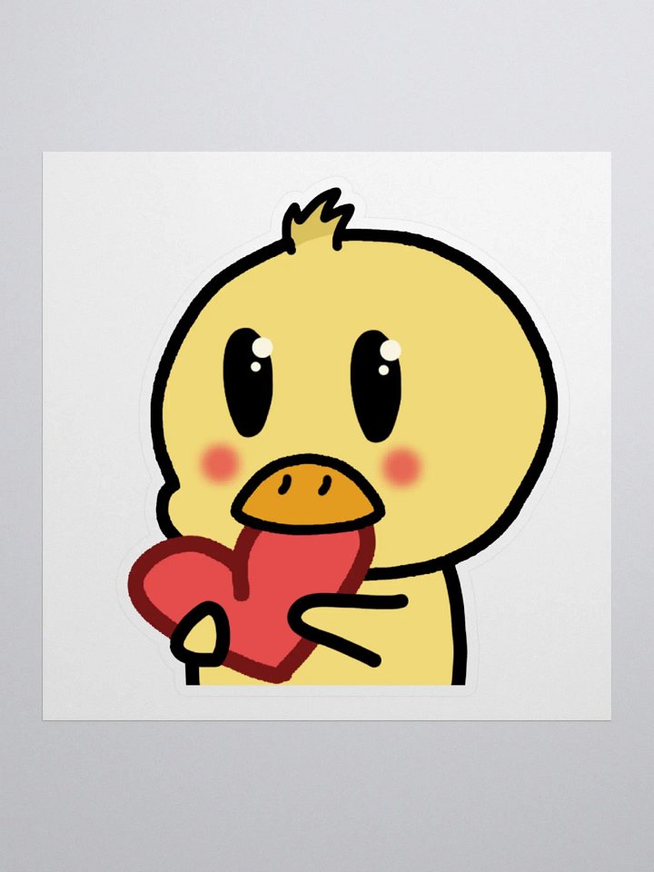 Duck Love Sticker product image (1)