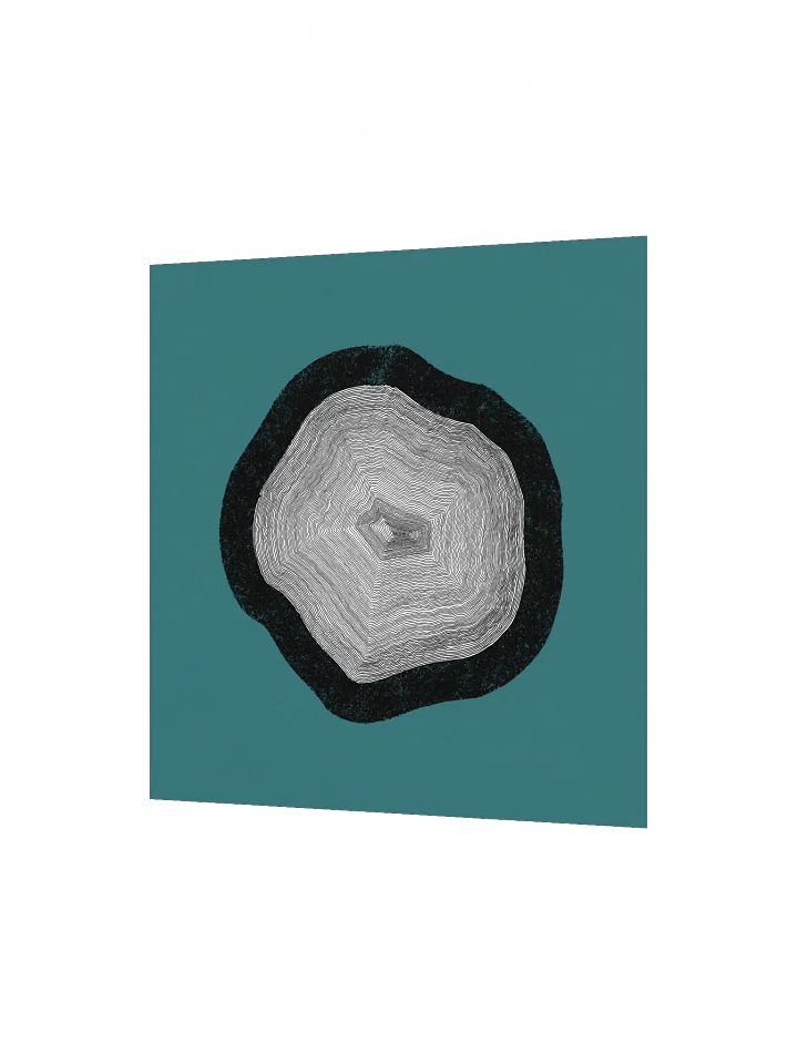 "Layers upon Layers" - Minimalist Poster (Wall Art) - Teal product image (2)