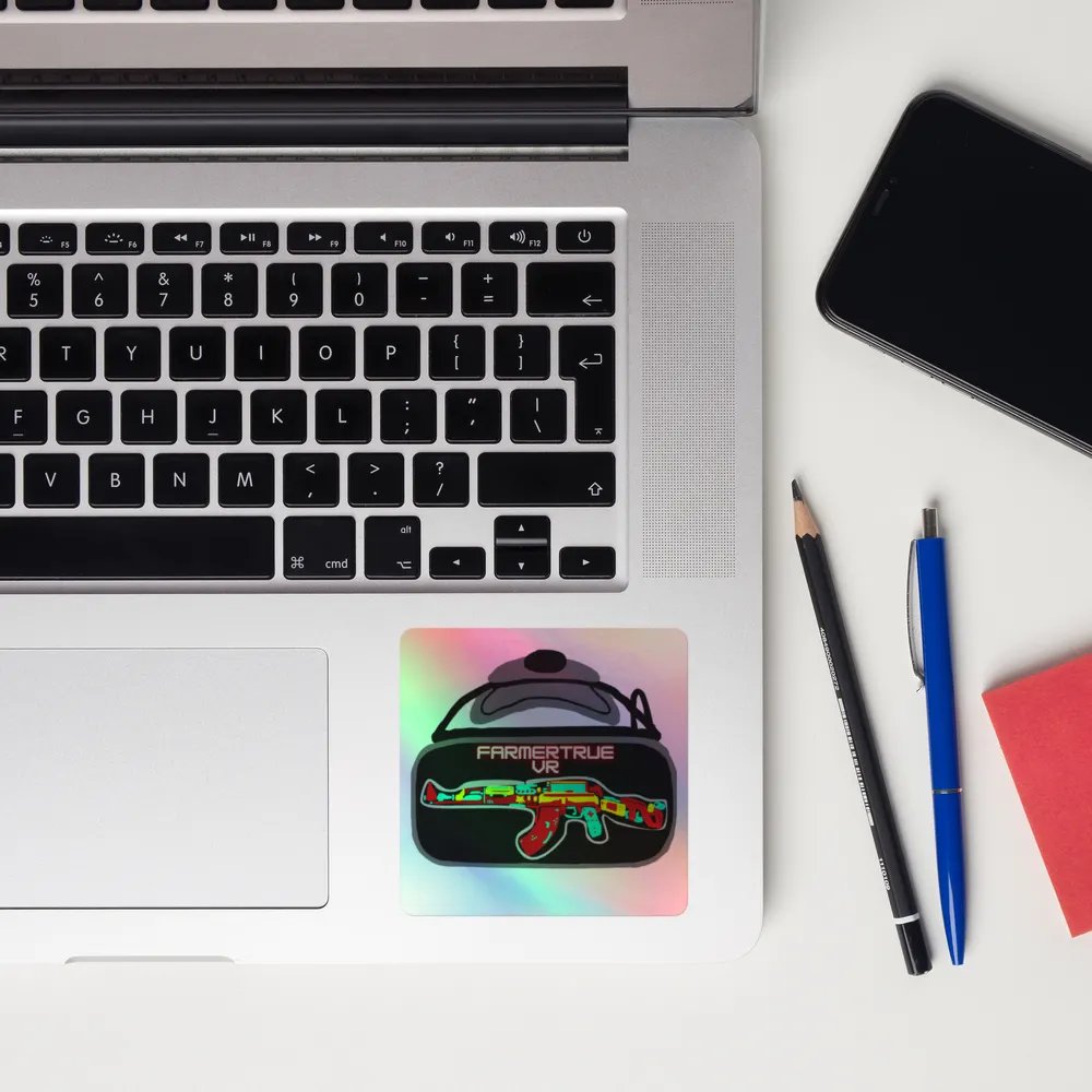 farmertrue Logo Sticker Holographic product image (10)
