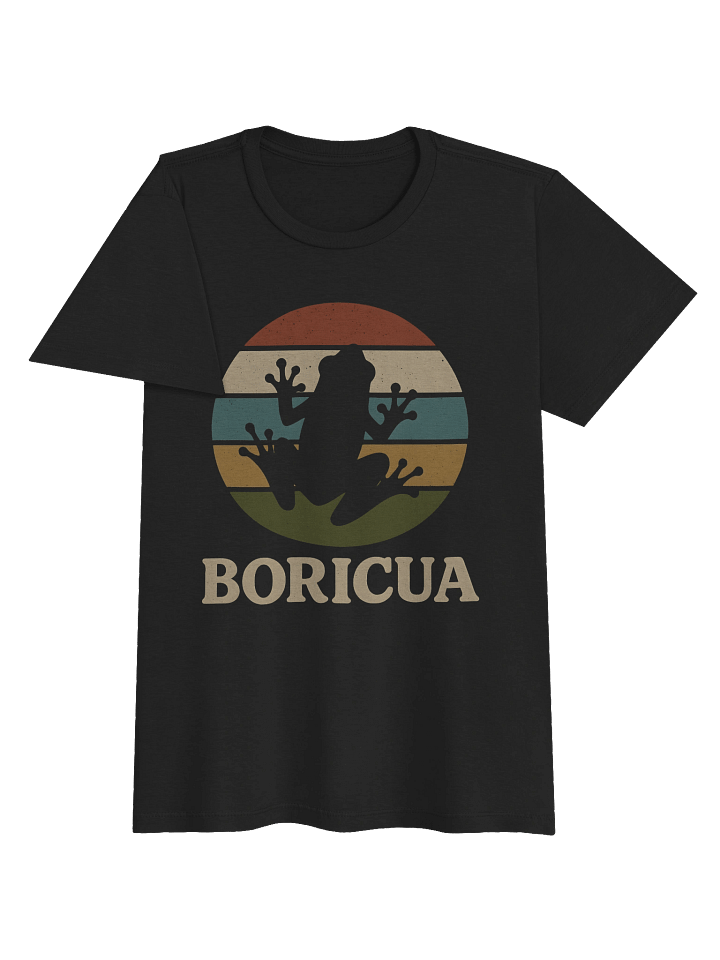 Coquí Boricua Retro T-Shirt Mujer product image (2)