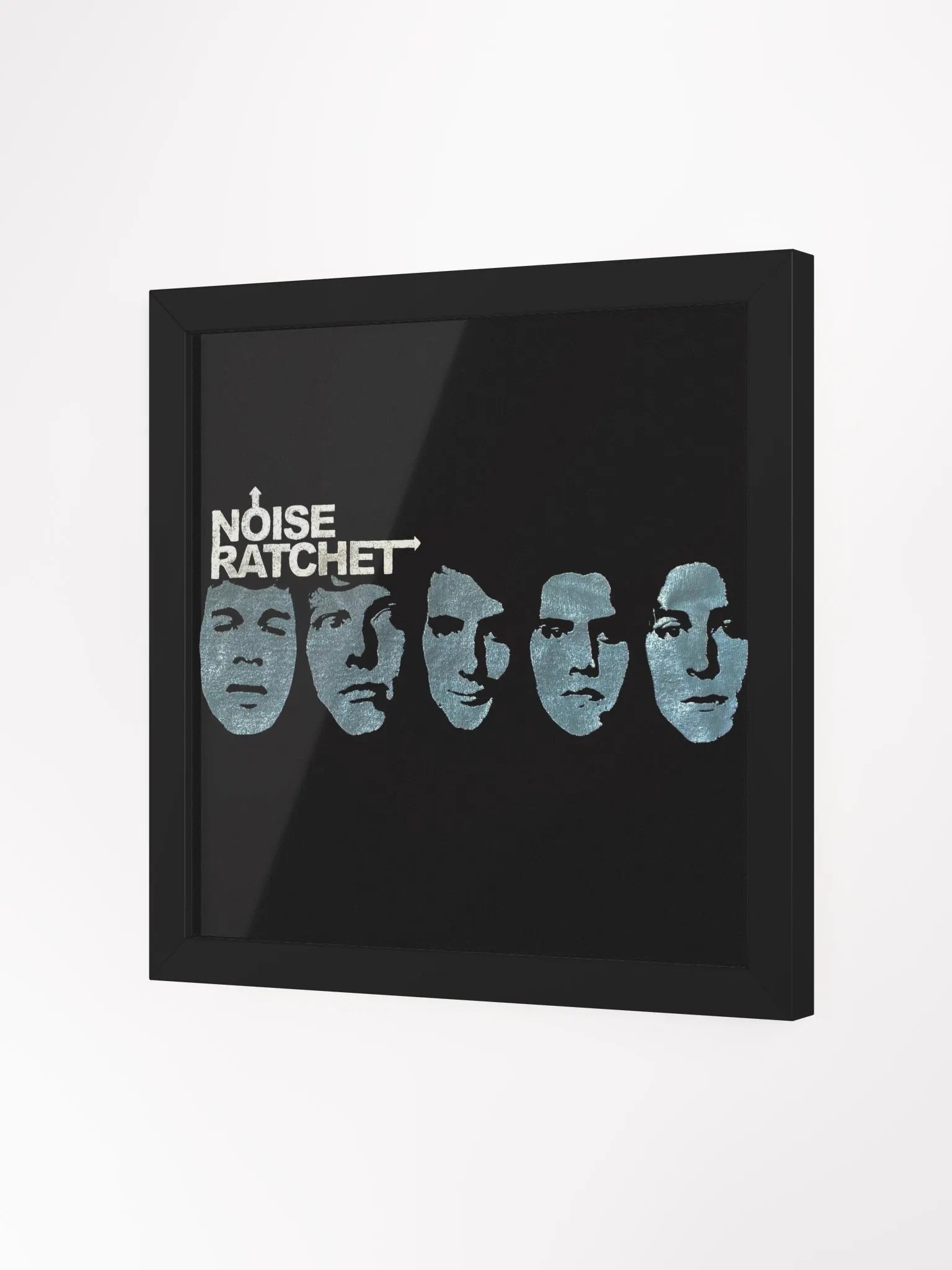 Noise Ratchet Faces Poster Framed product image (3)
