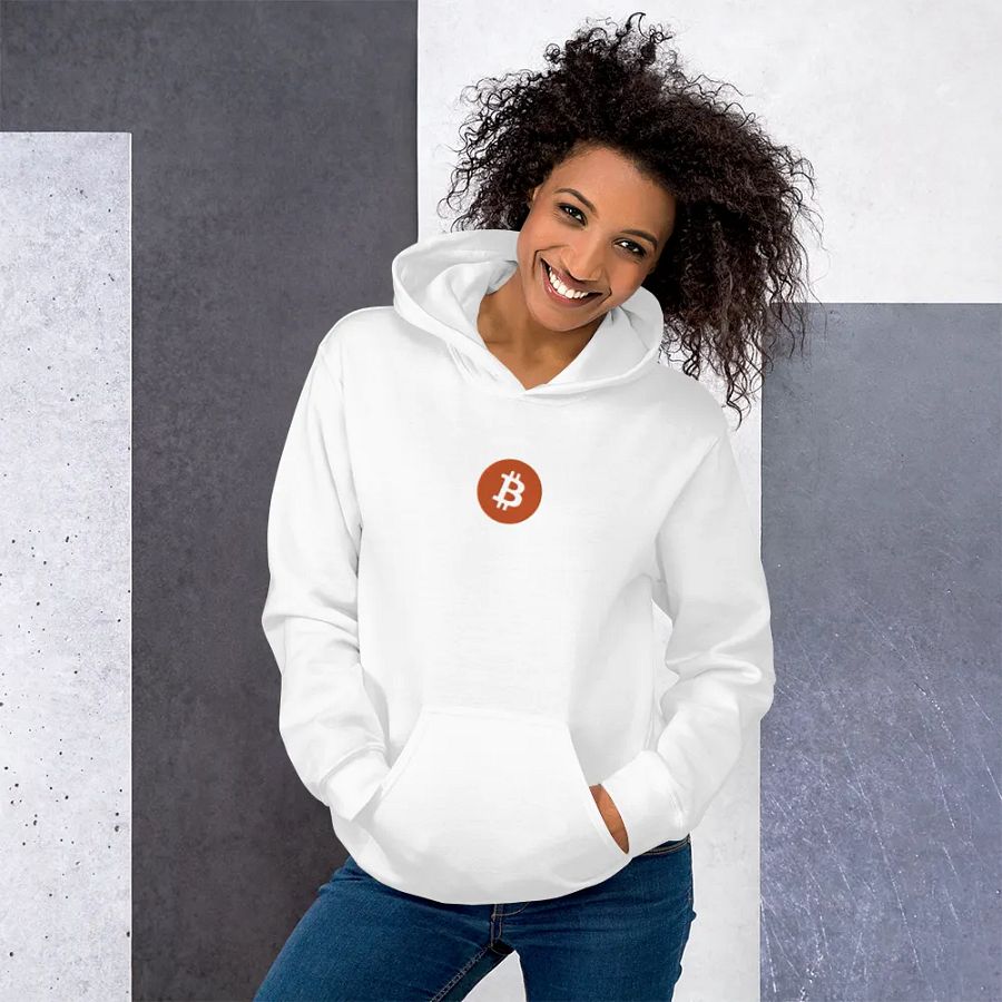 Bitcoin Logo Embroidered Hoodie product image (11)