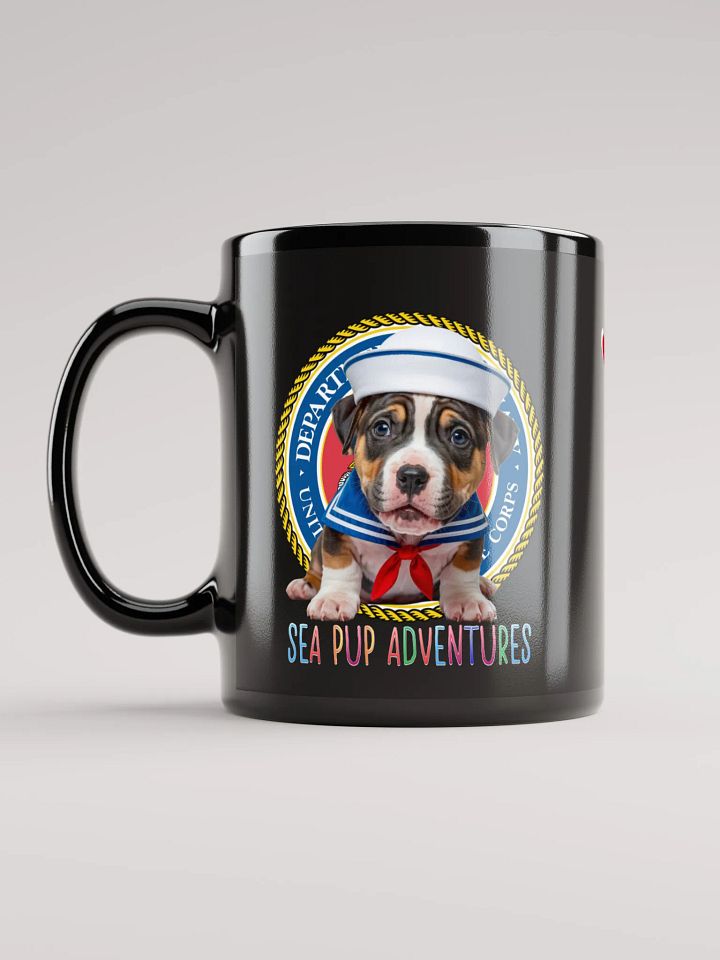 SEPR Sea Pup Adventures Black Mug product image (1)