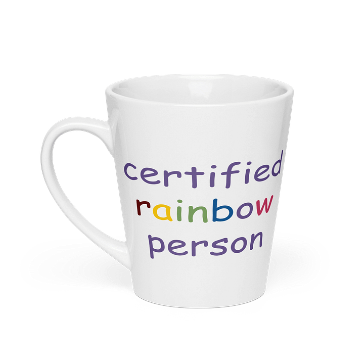 Certified Rainbow Person Latte Mug 12oz product image (1)