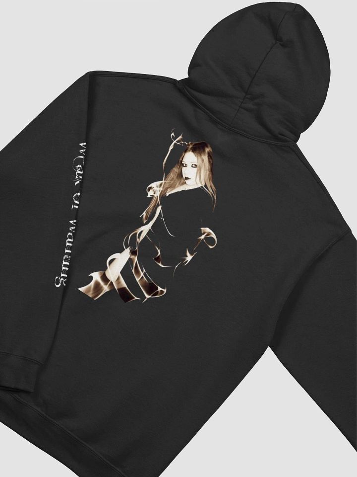 Weak Of Wanting Lisa 'The Gruffalo' B&W Flames Hoodie (Front, Back & Sleeve print) product image (1)
