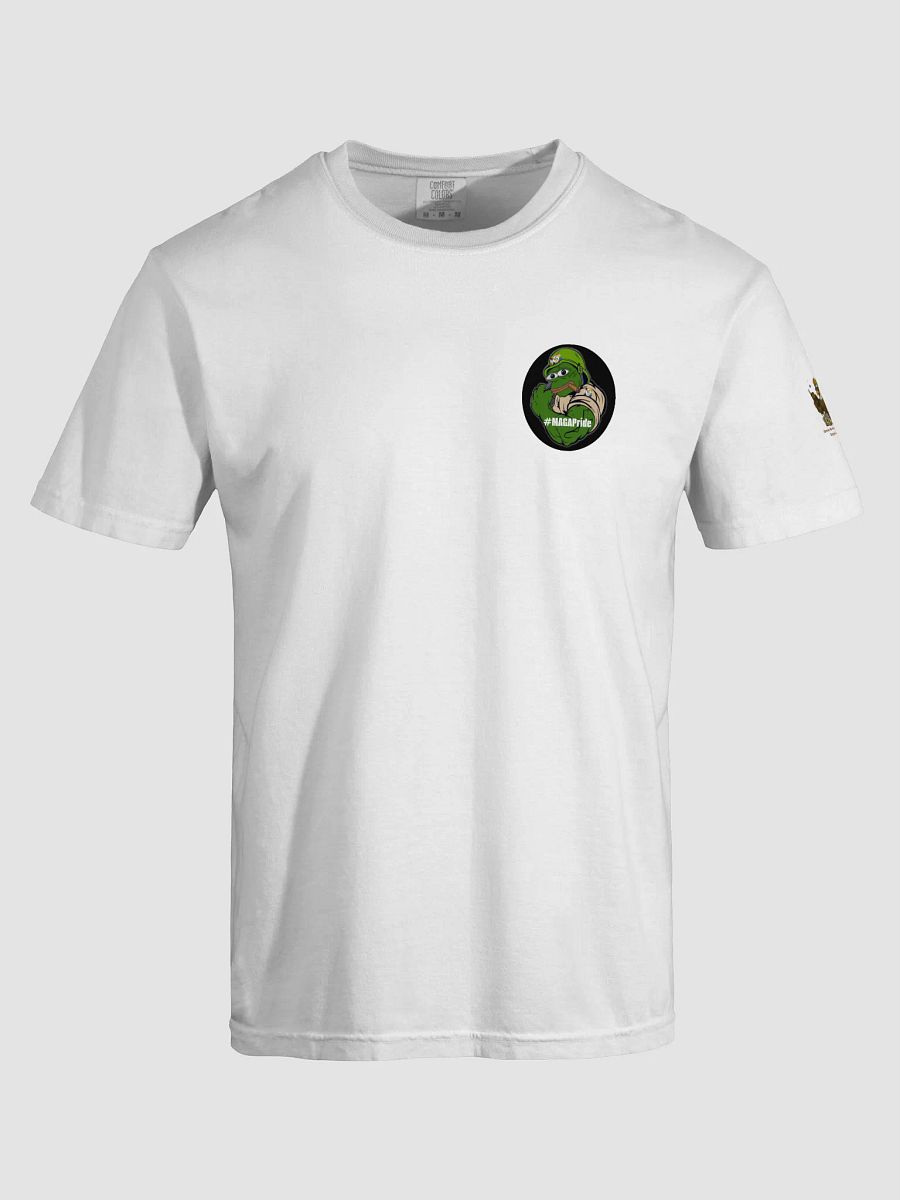 🤍💪🐸 #MAGAPride™ Tactical Tee – Ceremonial White (Chest Print Only) product image (5)