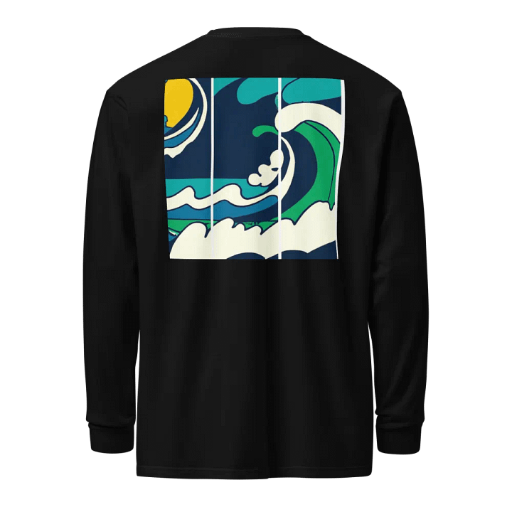 Sapphire Swirls Unisex Long Sleeve Tee product image (1)