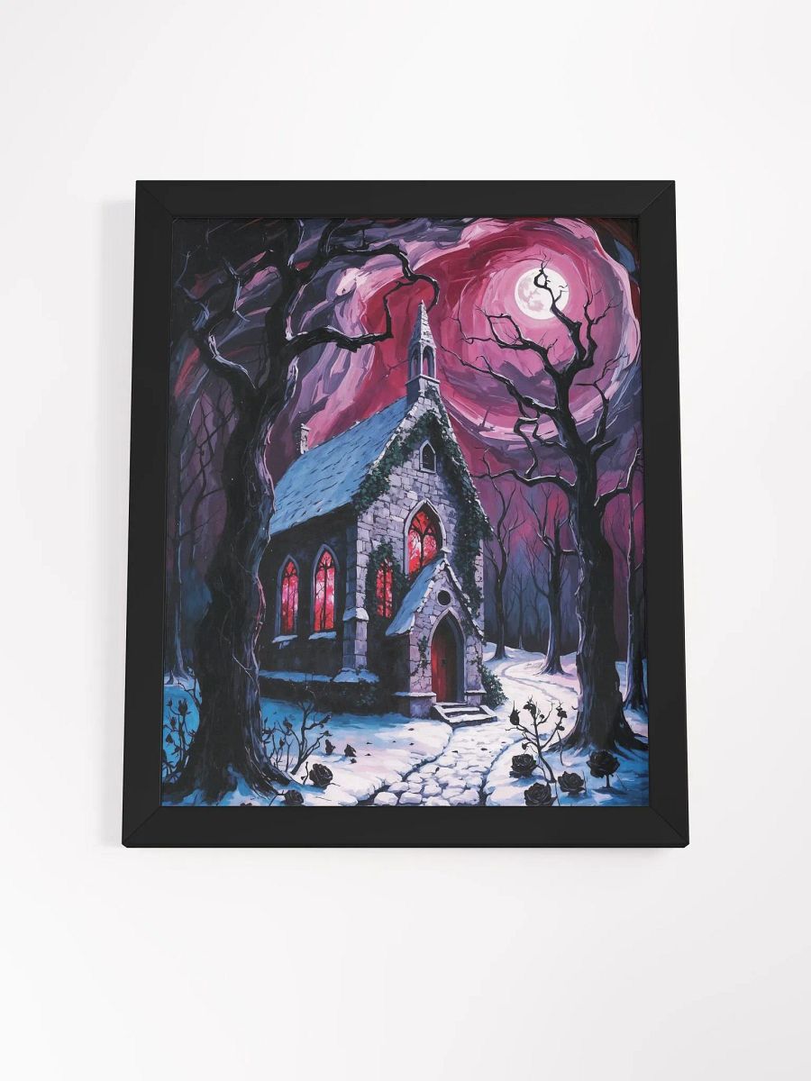 Eerie Gothic Church Framed Poster product image (18)