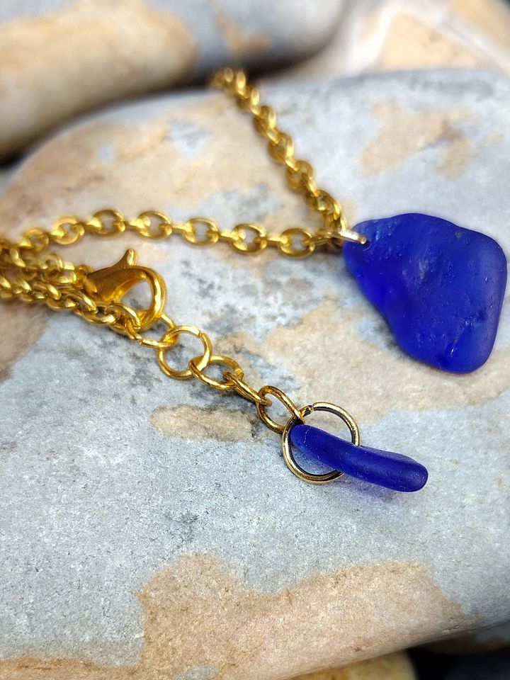 Sea glass necklace product image (2)