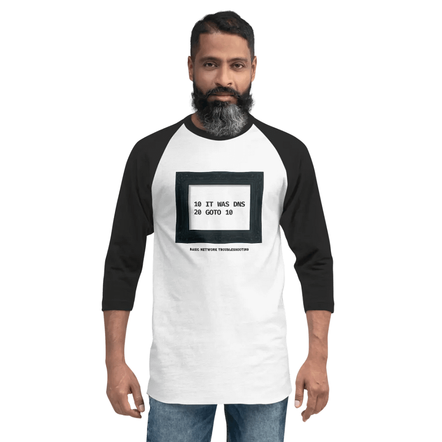 Basic Network Troubleshooting - Raglan Tee product image (6)