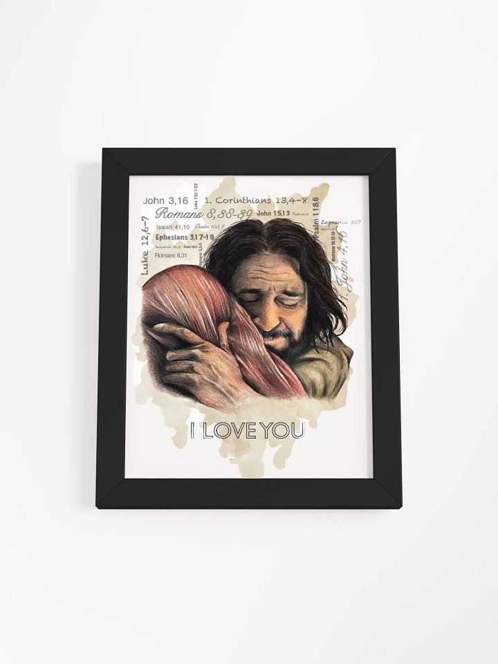 Eternal Embrace Matte wall frame product image (1)