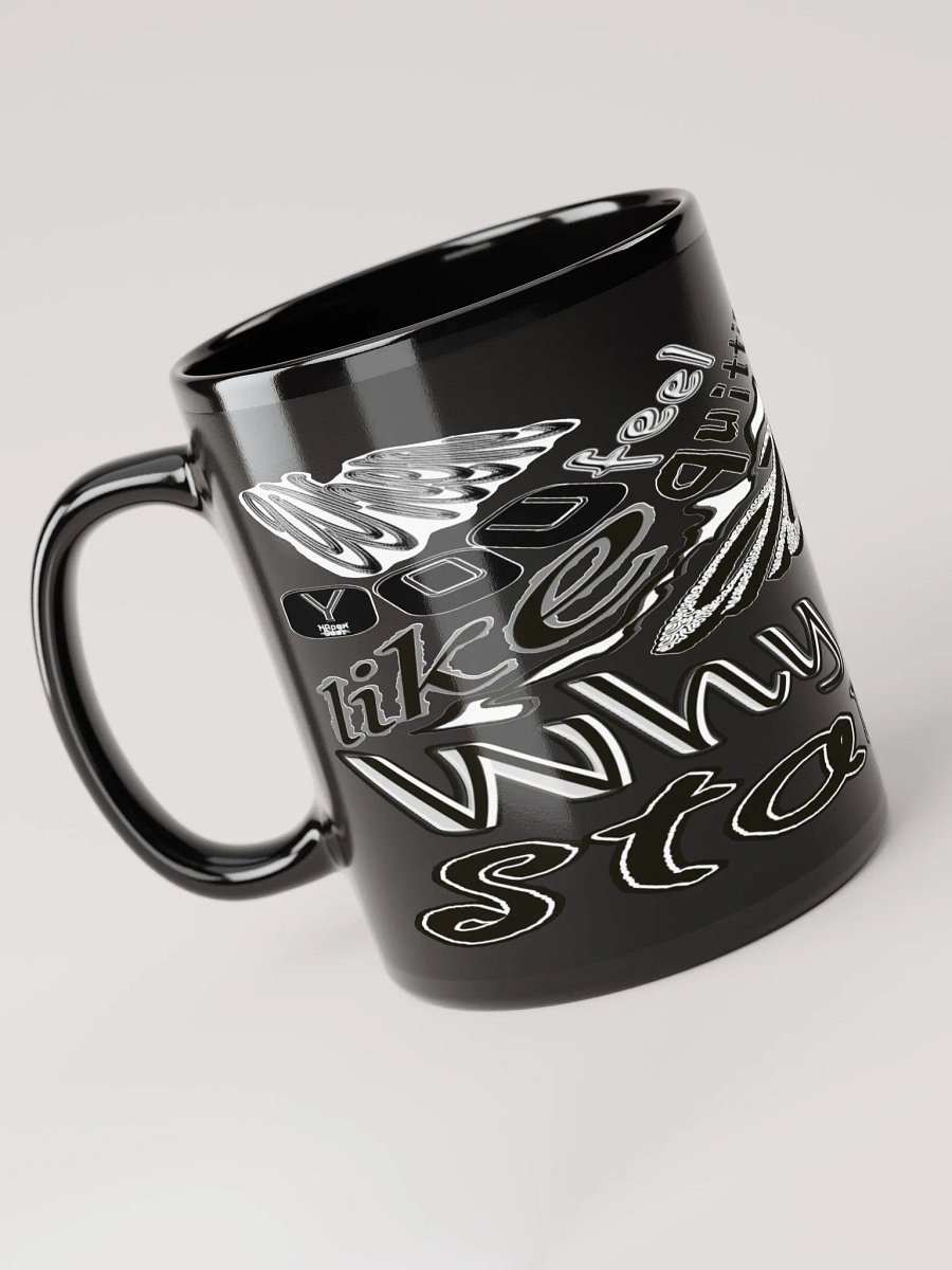 When You Feel Like Quitting Think About Why You Started - Black Glossy Mug product image (3)
