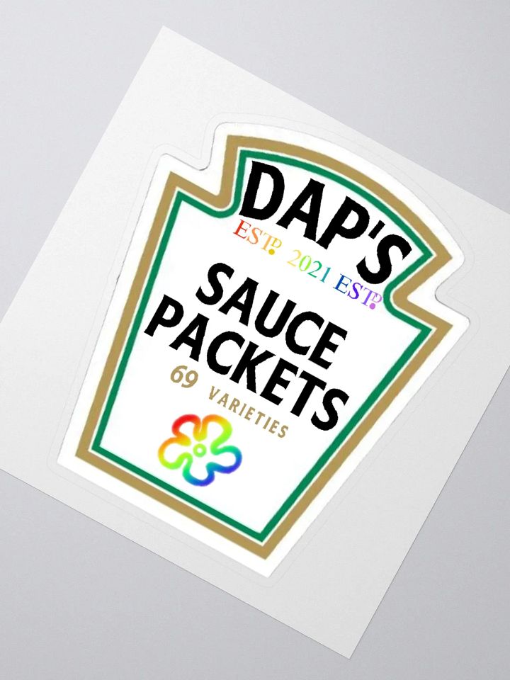 Dap's Sauce Packets Sticker product image (2)