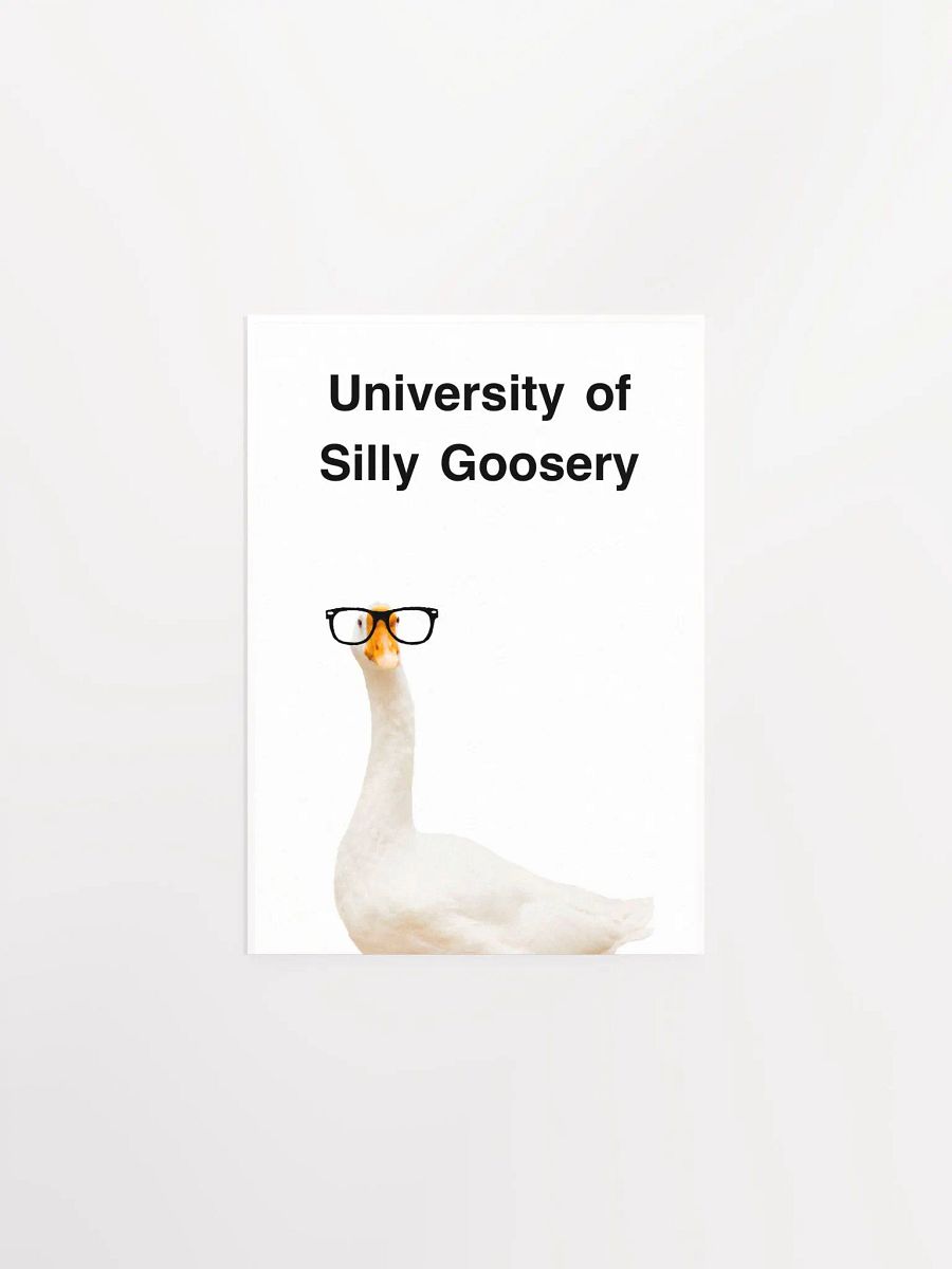 Silly Goose Poster product image (1)