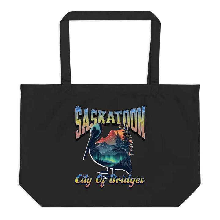 Saskatoon City Of Bridges Pelican Sunrise Eco Tote product image (1)