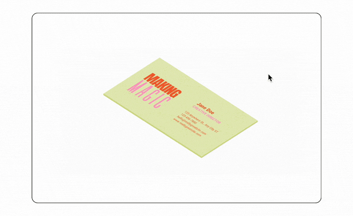 3d Business Card product image (1)