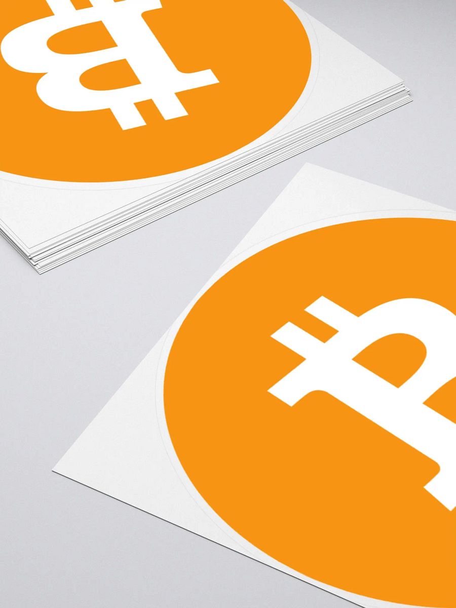 Bitcoin Logo Sticker product image (4)