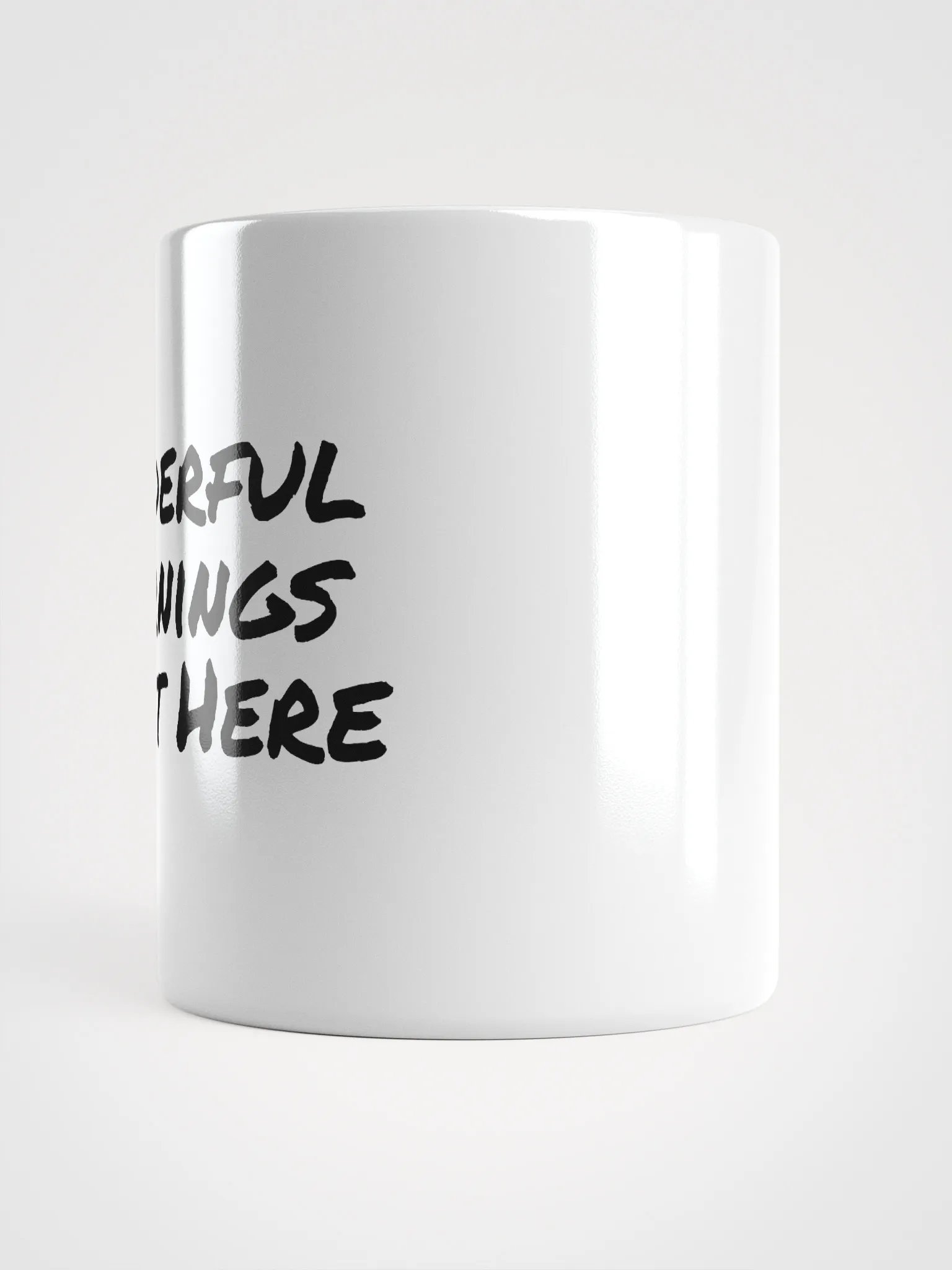 "Punderful Mornings" Spiky Silhouette White Mug product image (14)