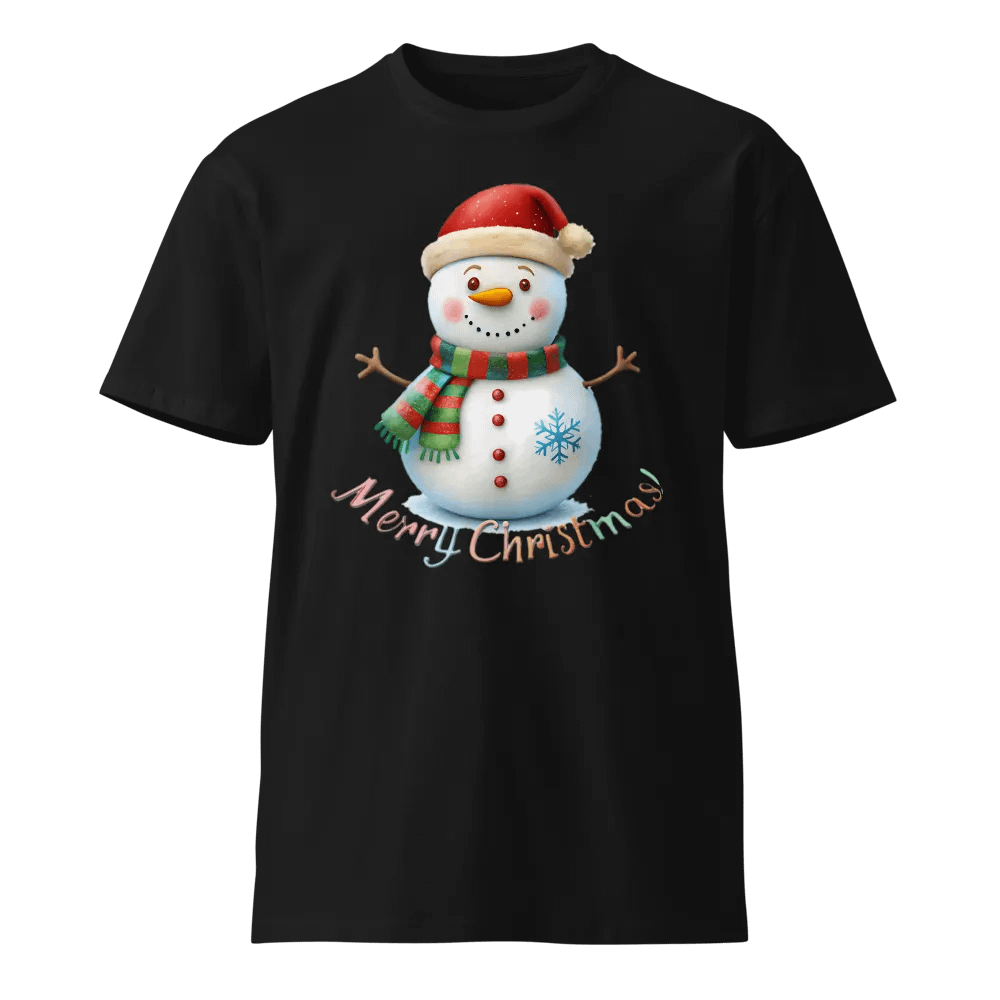 Festive Snowman Merry Christmas T-Shirt product image (1)