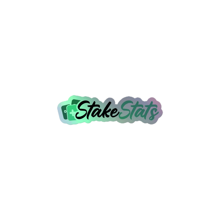 Stake Stats Holographic Sticker product image (1)