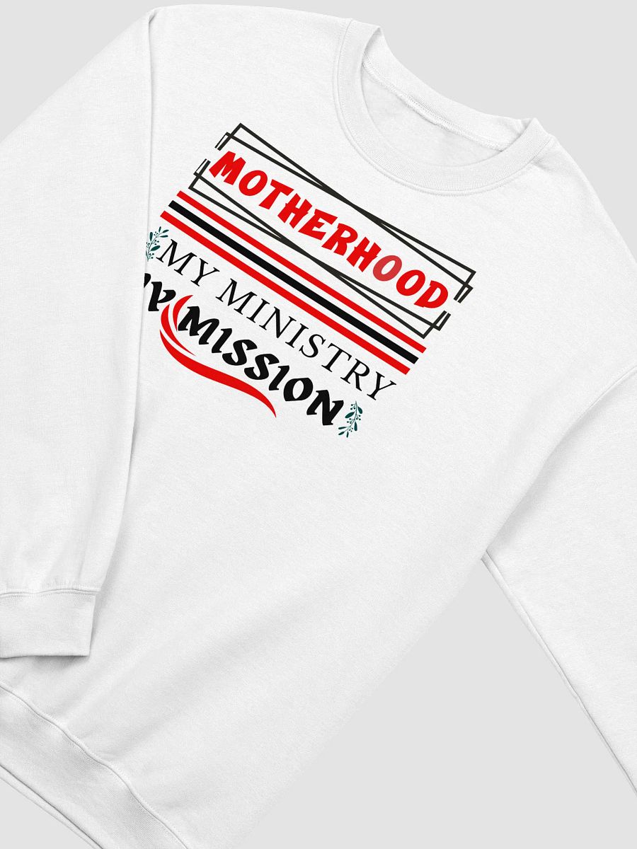 Motherhood Vibes Gildan Crewneck Sweatshirt. product image (3)