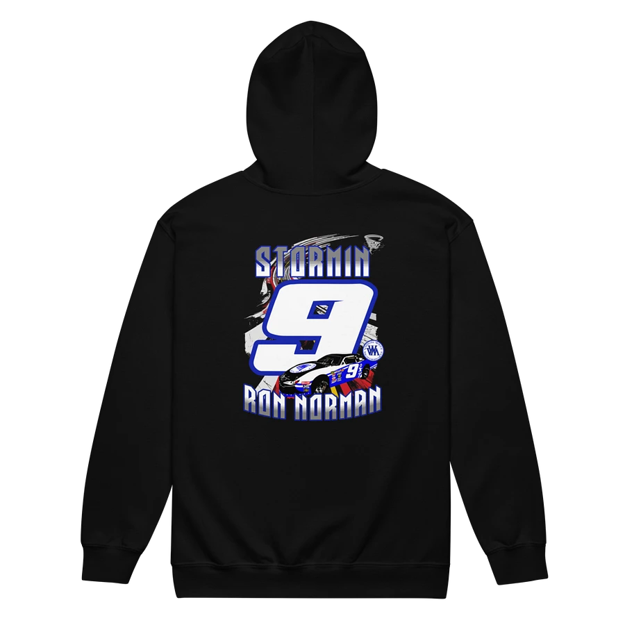 Stormin Ron Norman #9 VWM Logo Full Zip Hoodie front logo/full back print product image (7)