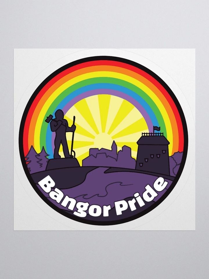 Bangor Pride Full Logo Sticker product image (1)
