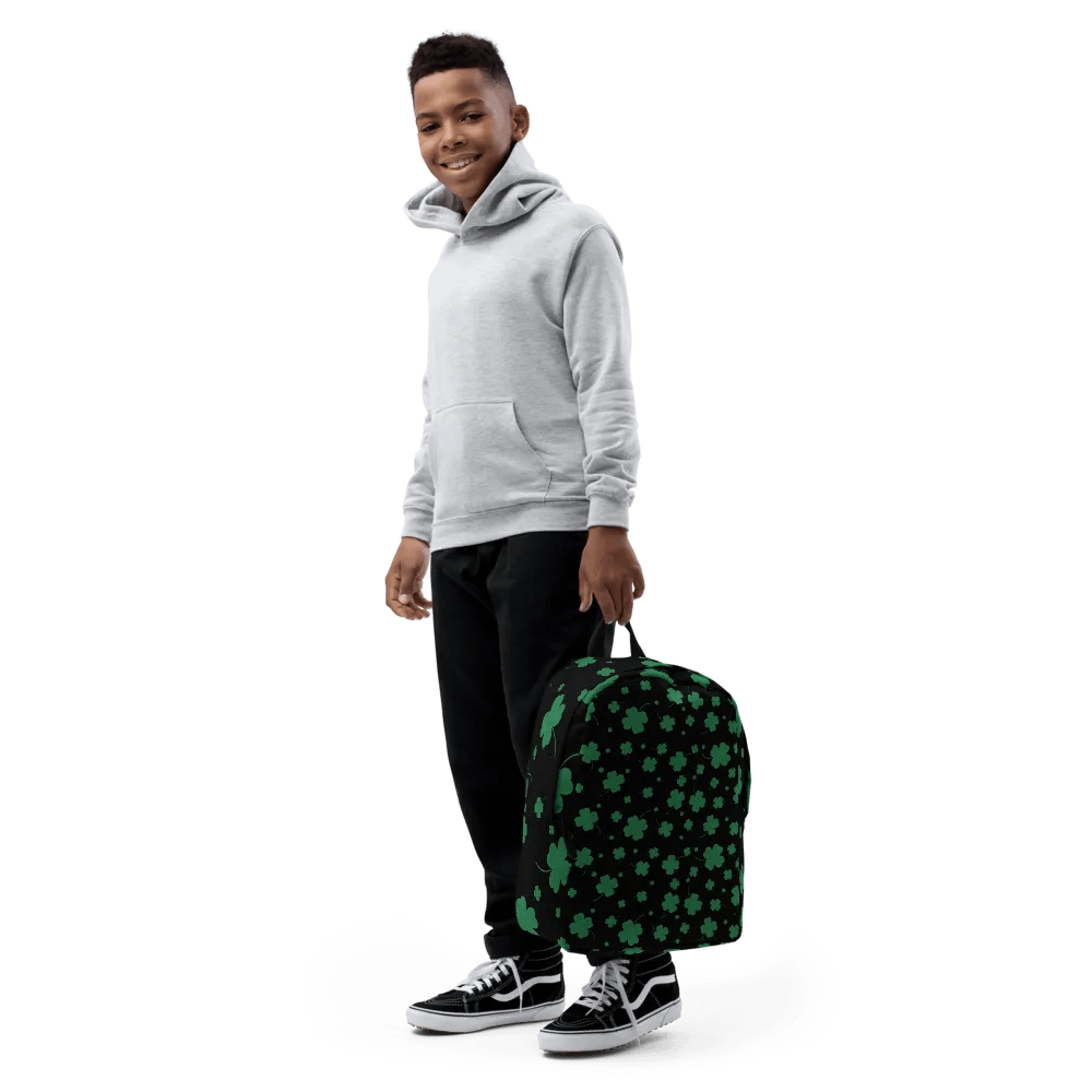 Lucky Hanny Shamrock All-Over Print Backpack product image (8)