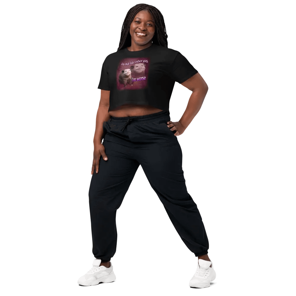 I'm not like other girls, I'm worse Crop Top product image (4)