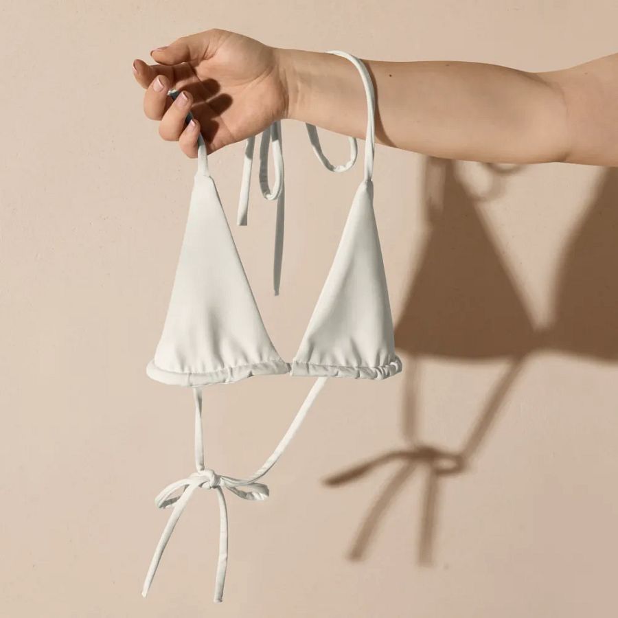 Cream String Bikini Top product image (5)