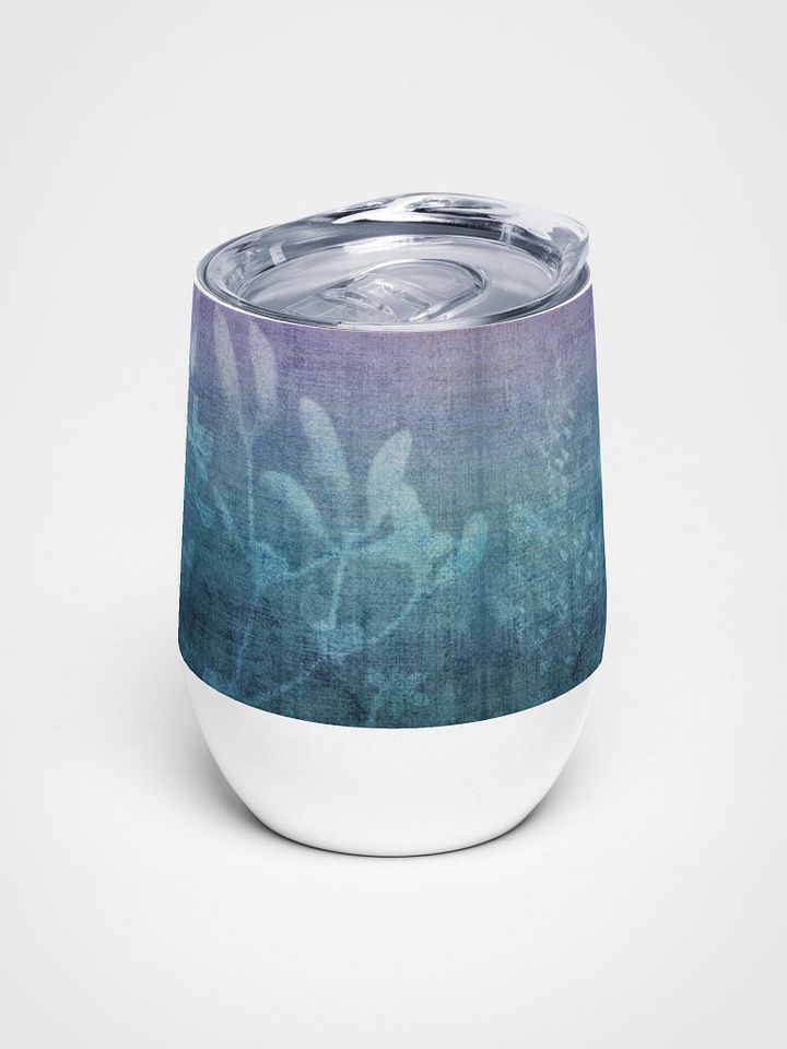 Blue Wildflowers Wine Tumbler product image (1)