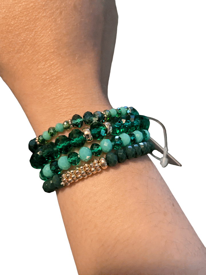 Green 4 Bracelet Stack product image (2)