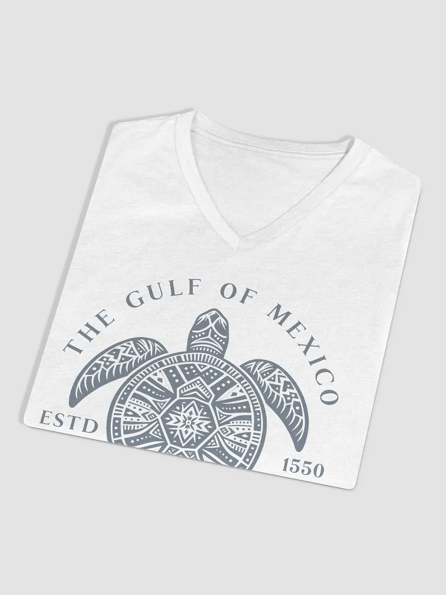 The Gulf Of Mexico Estd 1550 V-Neck TShirt product image (3)