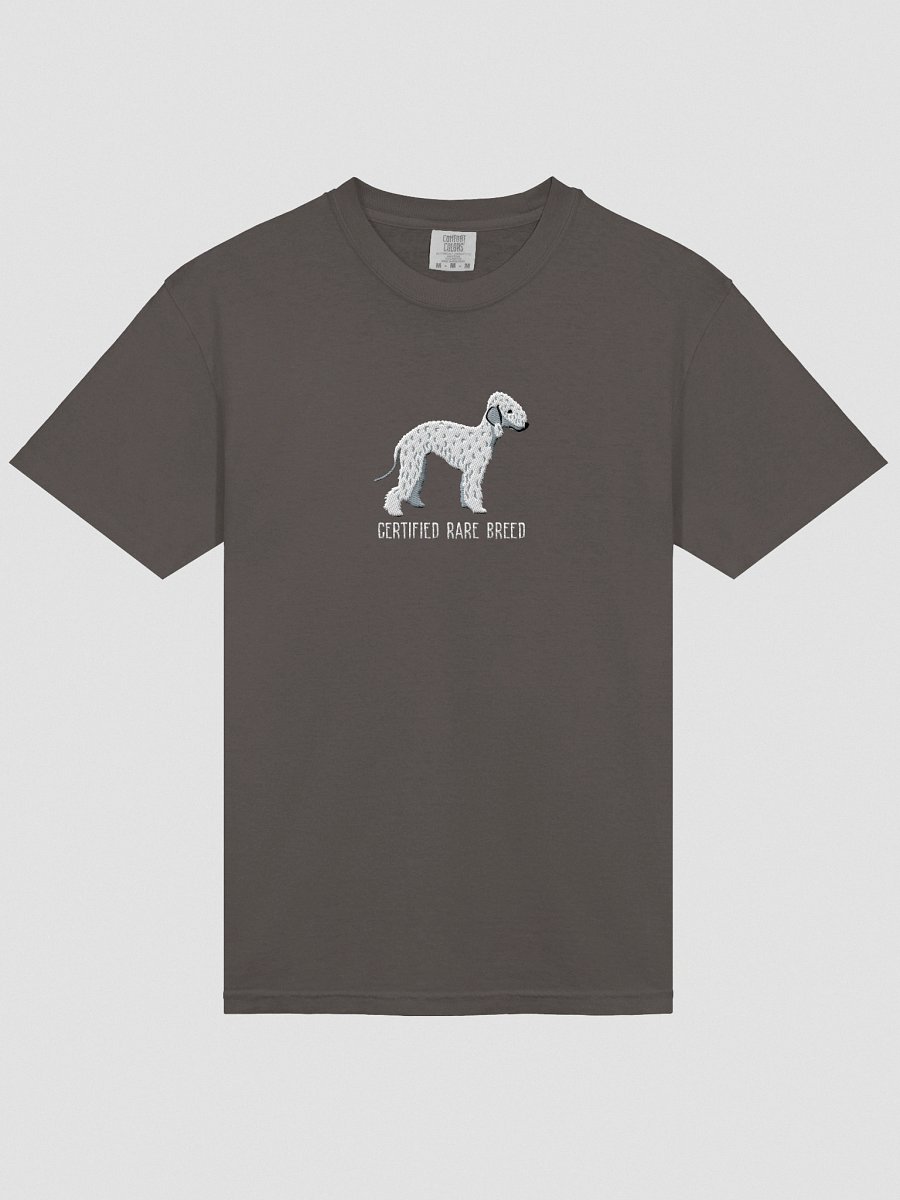 Certified Rare Breed T-Shirt(Embroidered) of a Bedlington Terrier(White) product image (18)