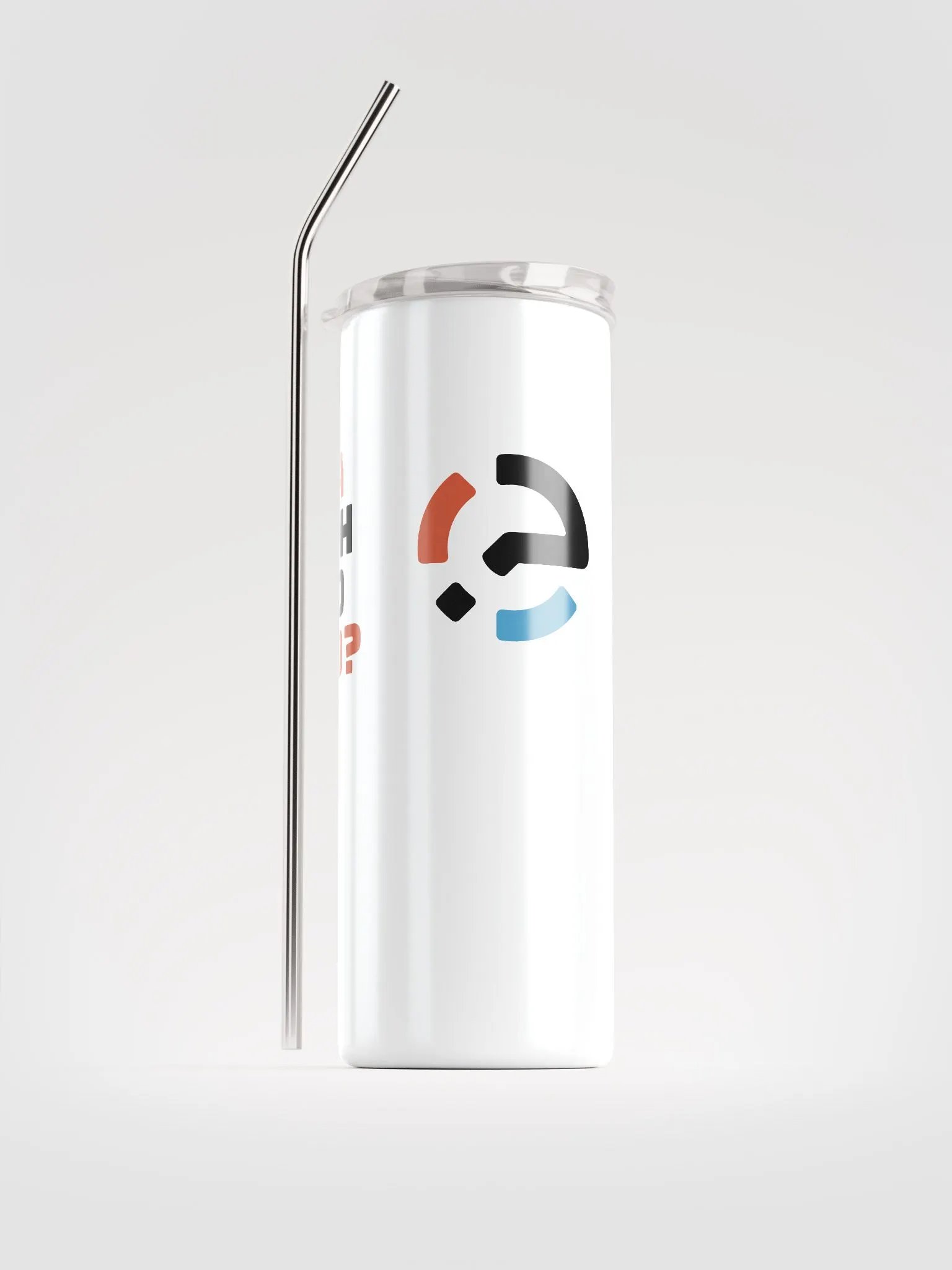 Q&A Tumbler White - Yea God Hath Said product image (1)