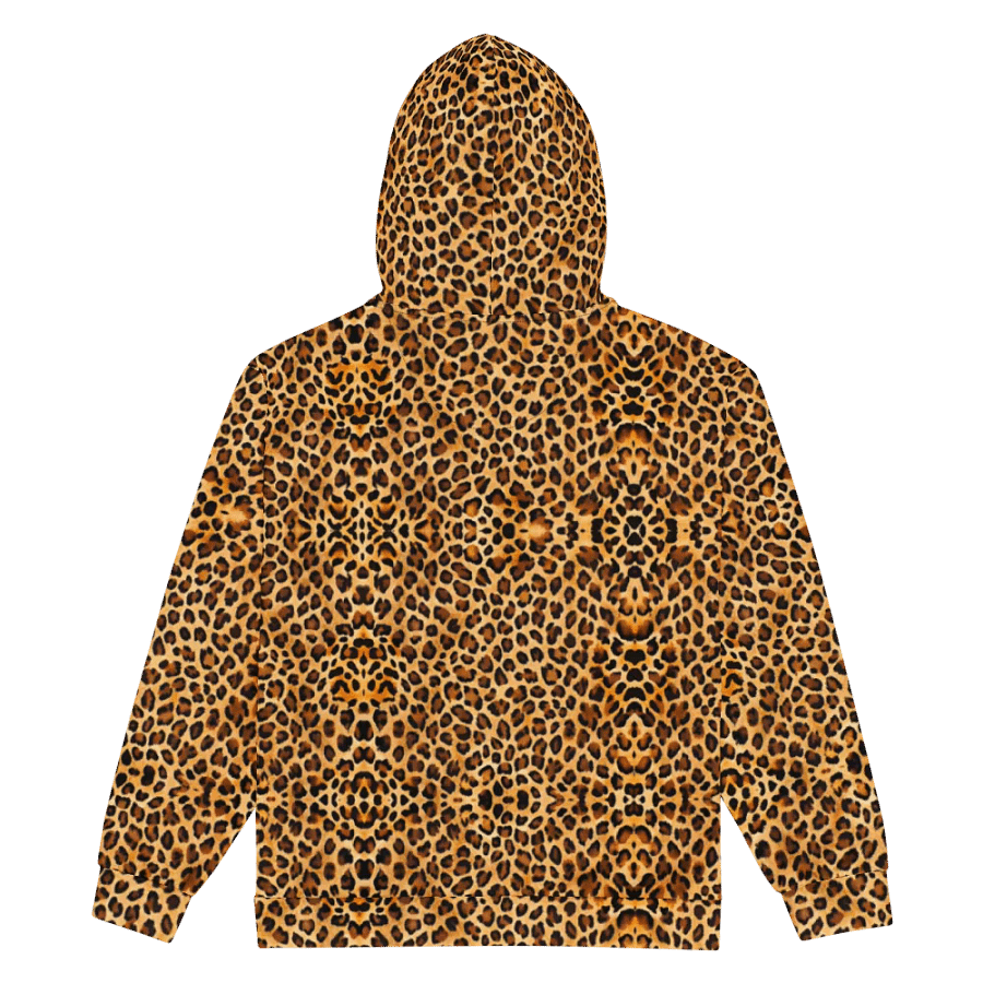 Wild Essence Leopard Print Unisex Zip Hoodie product image (2)