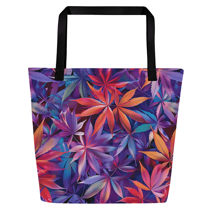 Cannabis - AstroPop - Design | Large All-Over Print Tote Bag product image (2)