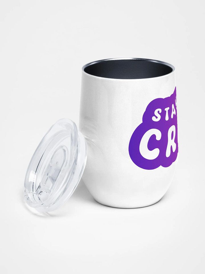 Stay Crazy Wine Tumbler (Pink/Purple) product image (2)