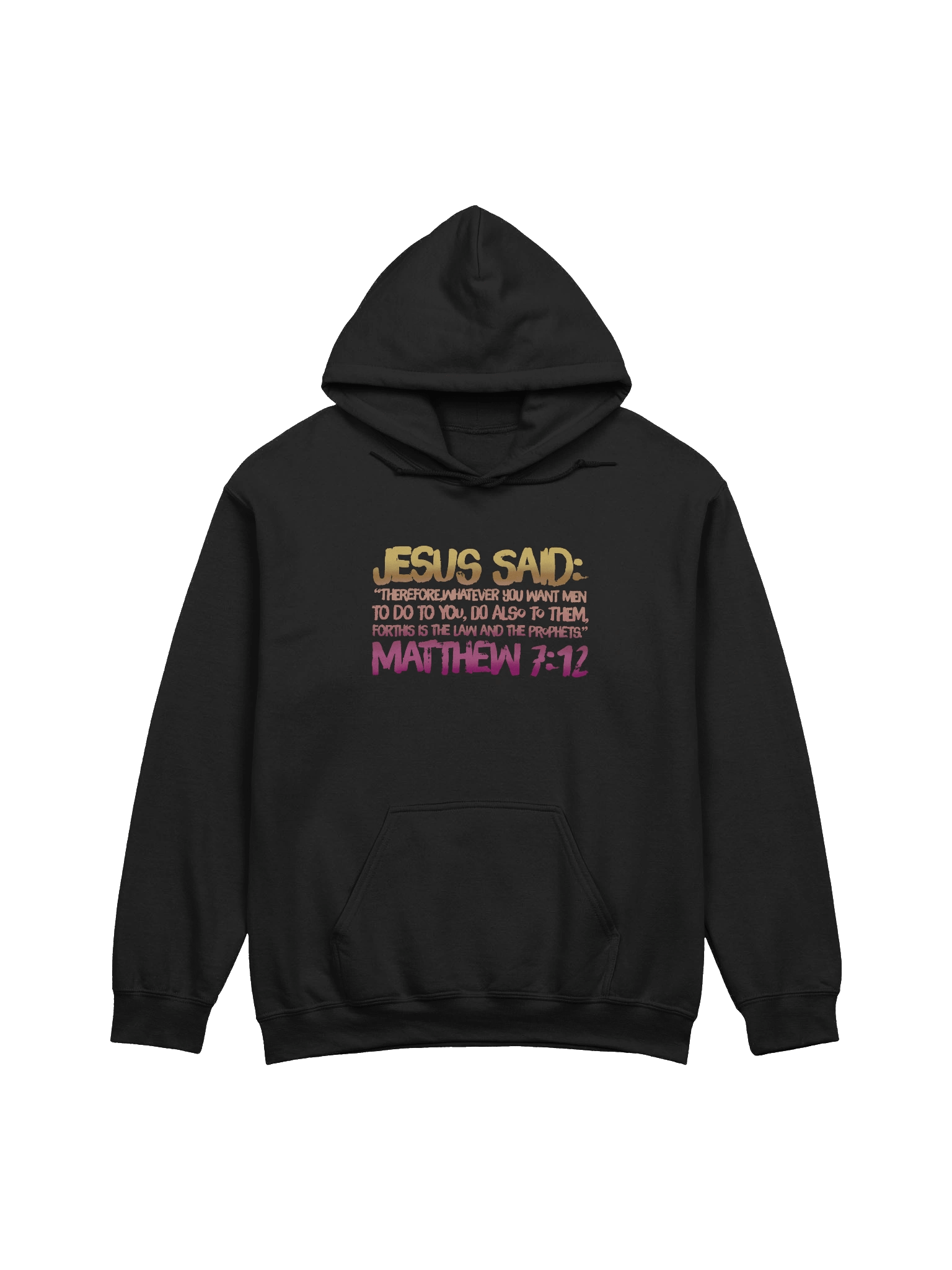The Golden Rule Matthew 7:12 Hoodie product image (2)
