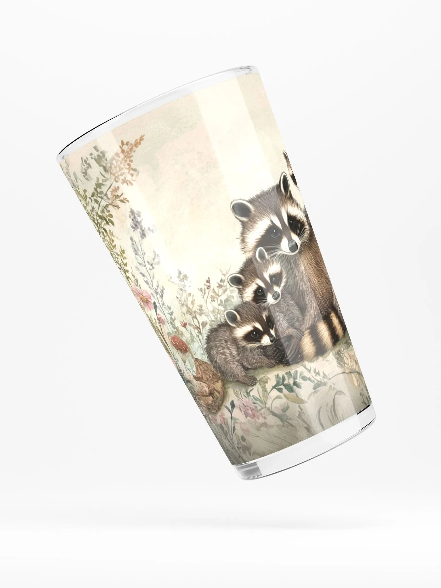 Raccoon Family Glass product image (4)