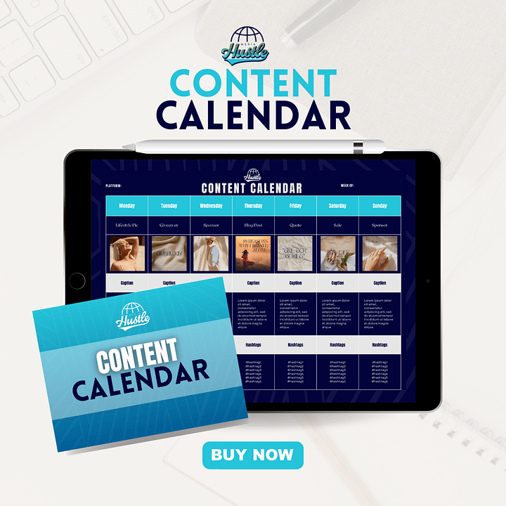 Content Calendar - Media Hustle product image (1)