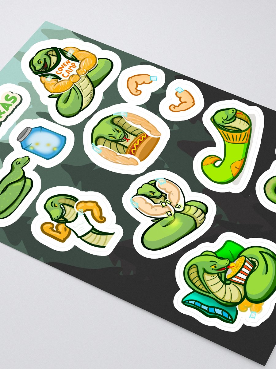 Chaos Cobras Sticker Sheet product image (2)