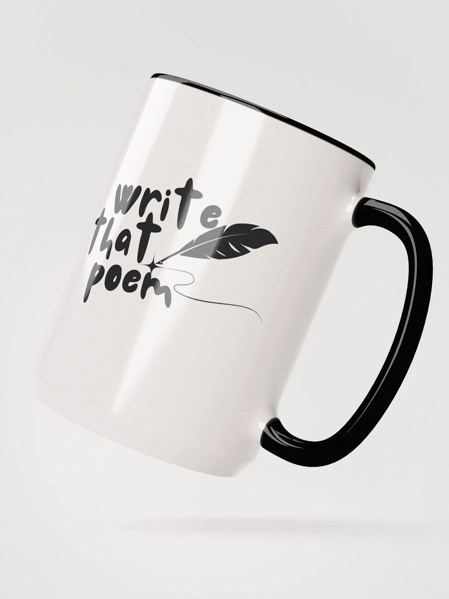 Write That Poem Two-Tone Ceramic Mug product image (3)