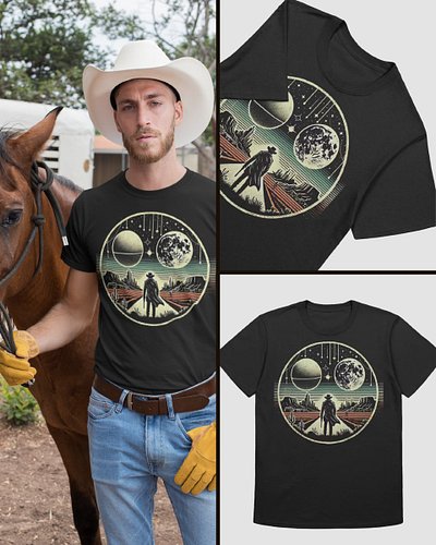 Gunslinger of Two Moons 🤎

Some cowboys ride into saloons… others ride into galaxies. 🪐

A lone drifter, a desert in orbit, a...
