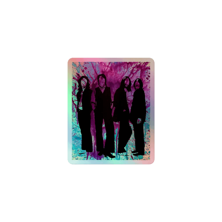Four Brits Silhouette Holographic Sticker product image (1)
