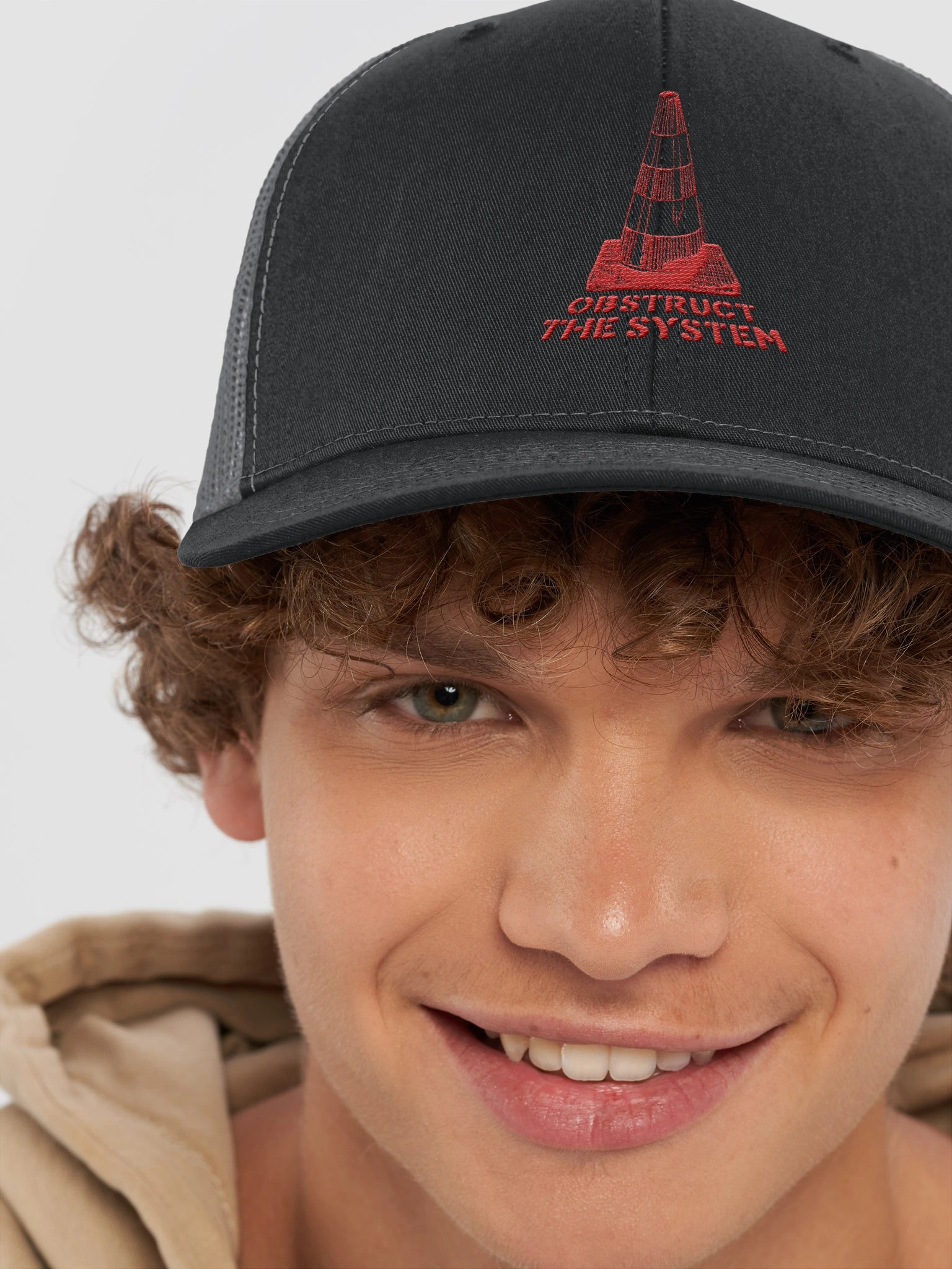Obstruct the System Trucker Cap product image (22)