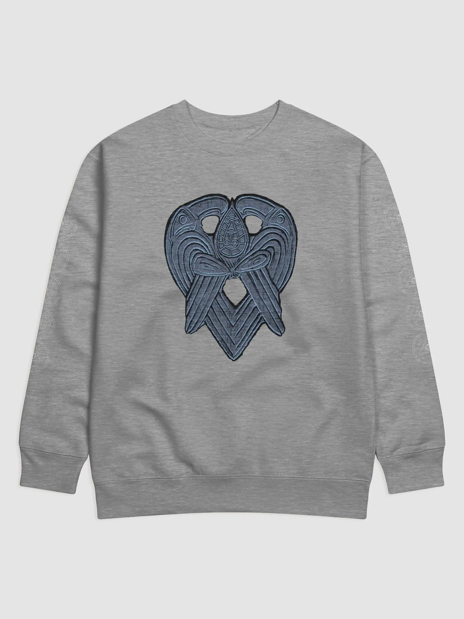 The Raven God - Woden Range Sweater with sleeve print product image (1)