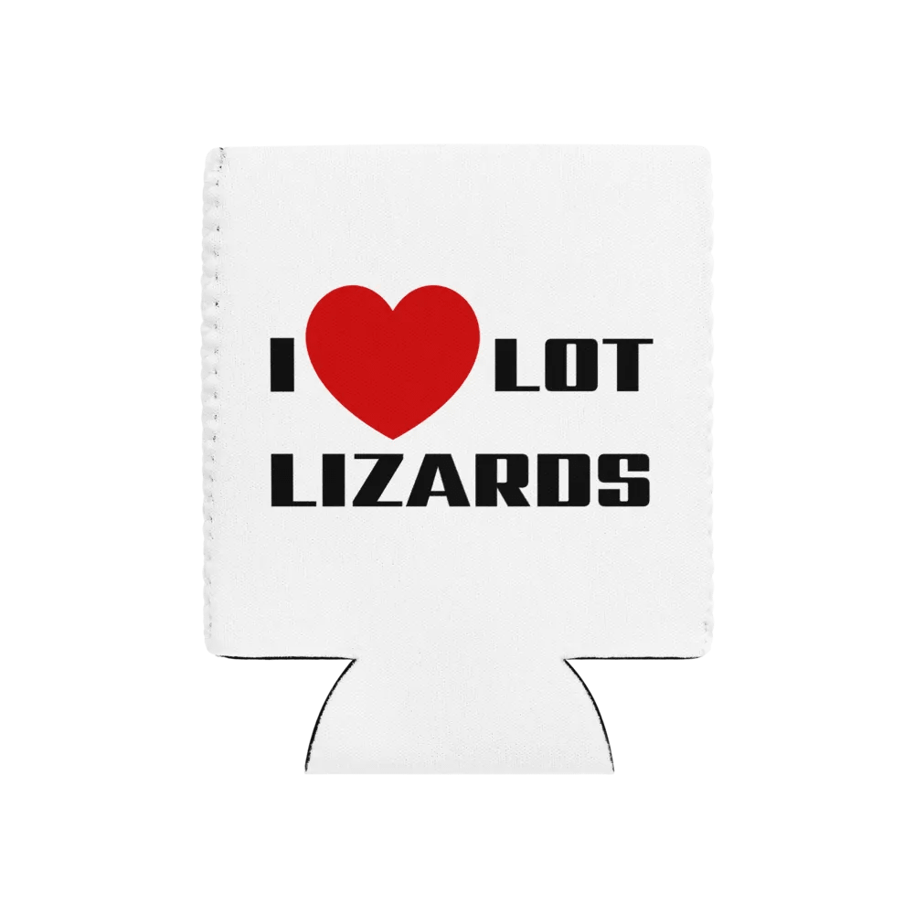 I HEART LOT LIZARDS Can Cooler product image (1)