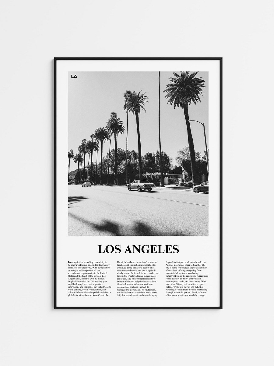 Los Angeles 05 Newspaper Poster product image (1)