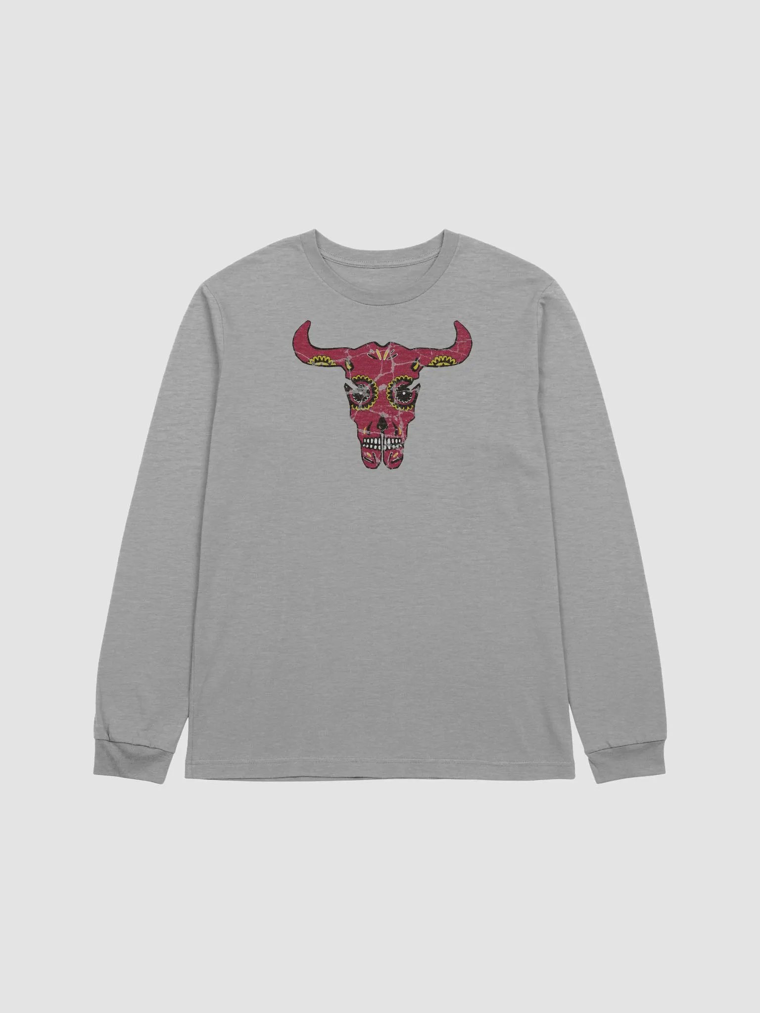 Sugar Cow Skull LS T-shirt product image (2)